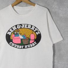画像1: BEN&JERRY'S "CHUBY HUBBY" 企業プリントTシャツ  (1)