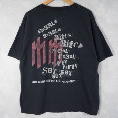 画像2: 2003 MARILYN MANSON ロックバンドツアーTシャツ BLACK (2)