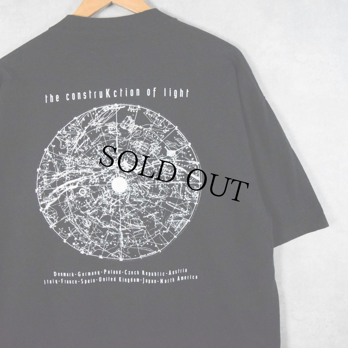 画像2: 2000's King Crimson "The ConstruKction Of Light" プログレッシヴ・ロック・バンドアルバムTシャツ BLACK XL (2)