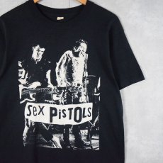 画像1: 80's Sex Pistols USA製 "God Save the Queen" パンクロックバンドTシャツ BLACK XL (1)