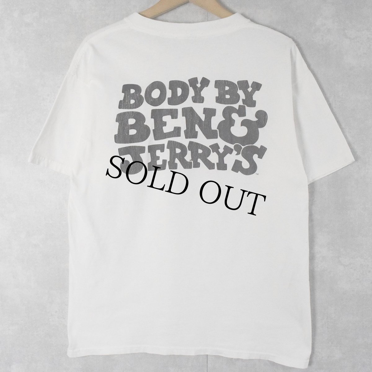 画像2: BEN&JERRY'S "CHUBY HUBBY" 企業プリントTシャツ (2)