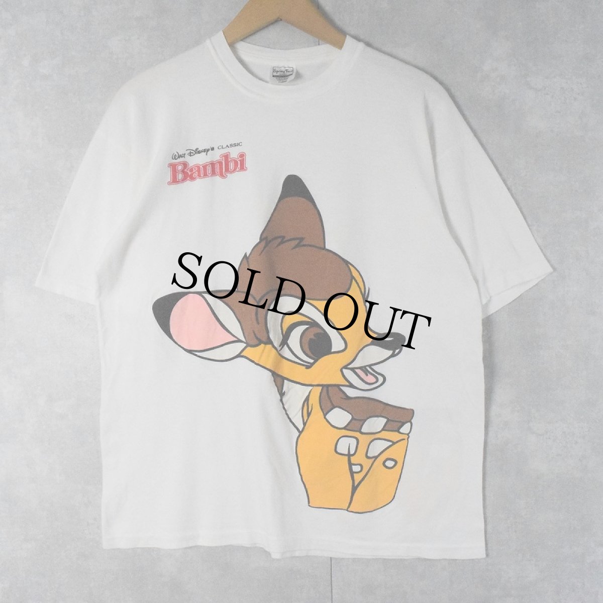 画像1: 90's Disney "Bambi" キャラクタープリントTシャツ XL (1)