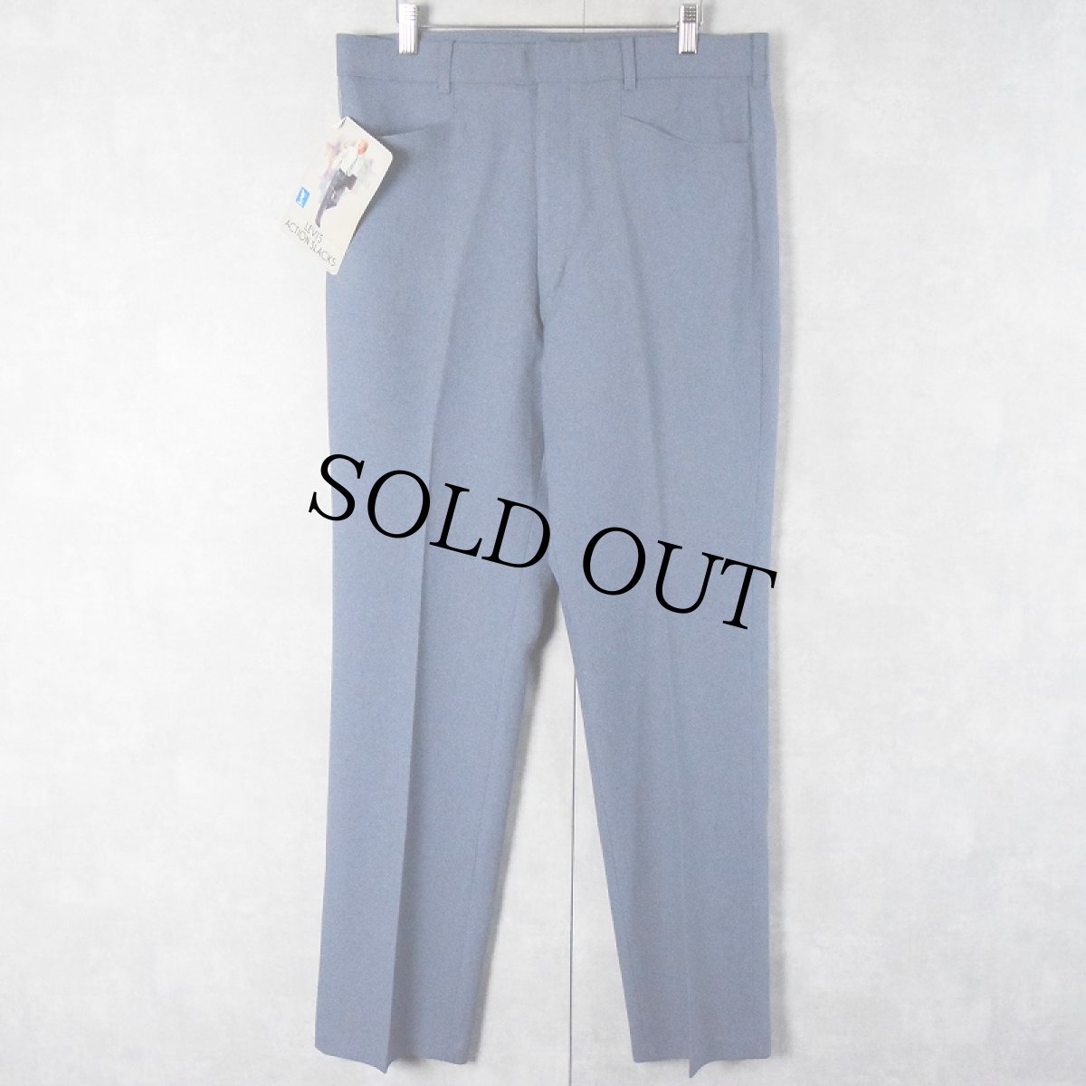 画像1: 80〜90's Levi's ACTION SLACKS DEADSTOCK W35 (1)