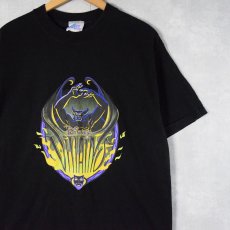 画像1: Disney VILLANS プリントTシャツ BLACK L (1)