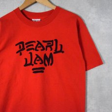 画像1: PEARL JAM USA製 "THRASHERフォントパロディ" オルタナティヴロックバンドTシャツ M (1)