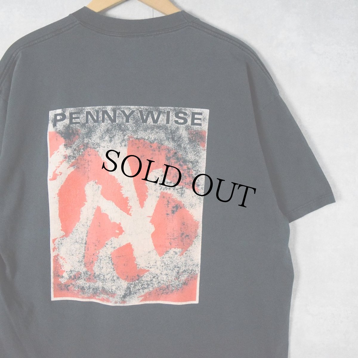 画像1: PENNYWISE パンクロックバンドプリントTシャツ XL (1)