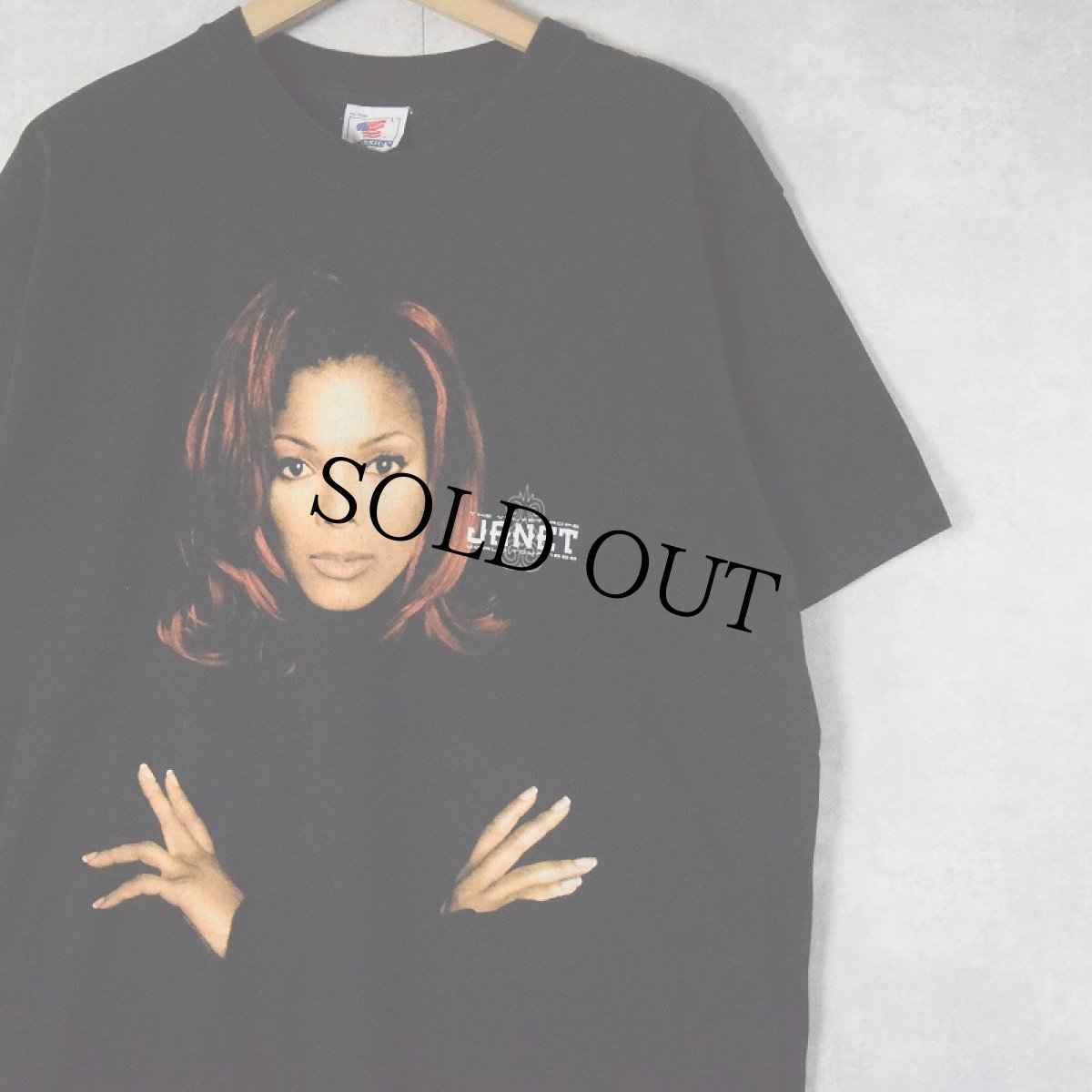 画像1: 1998 JANET JACKSON "The Velvet Rope" ミュージシャンツアーTシャツ BLACK L (1)