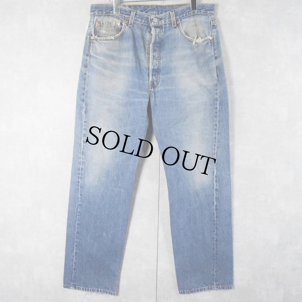 画像1: 90's Levi's 501 USA製 デニムパンツ W35 (1)