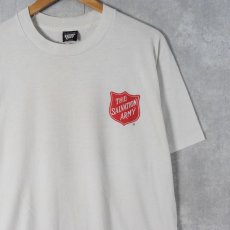 画像2: 90's THE SALVATION ARMY USA製 救世軍ロゴプリントTシャツ XL (2)
