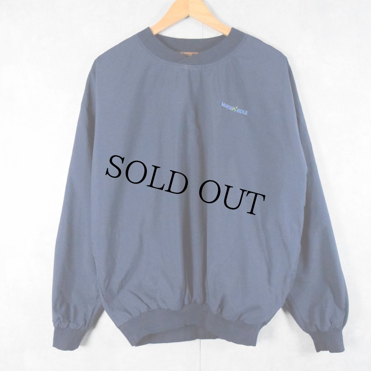 画像2: 90's roche USA製 リバーシブル ナイロンプルオーバー L (2)