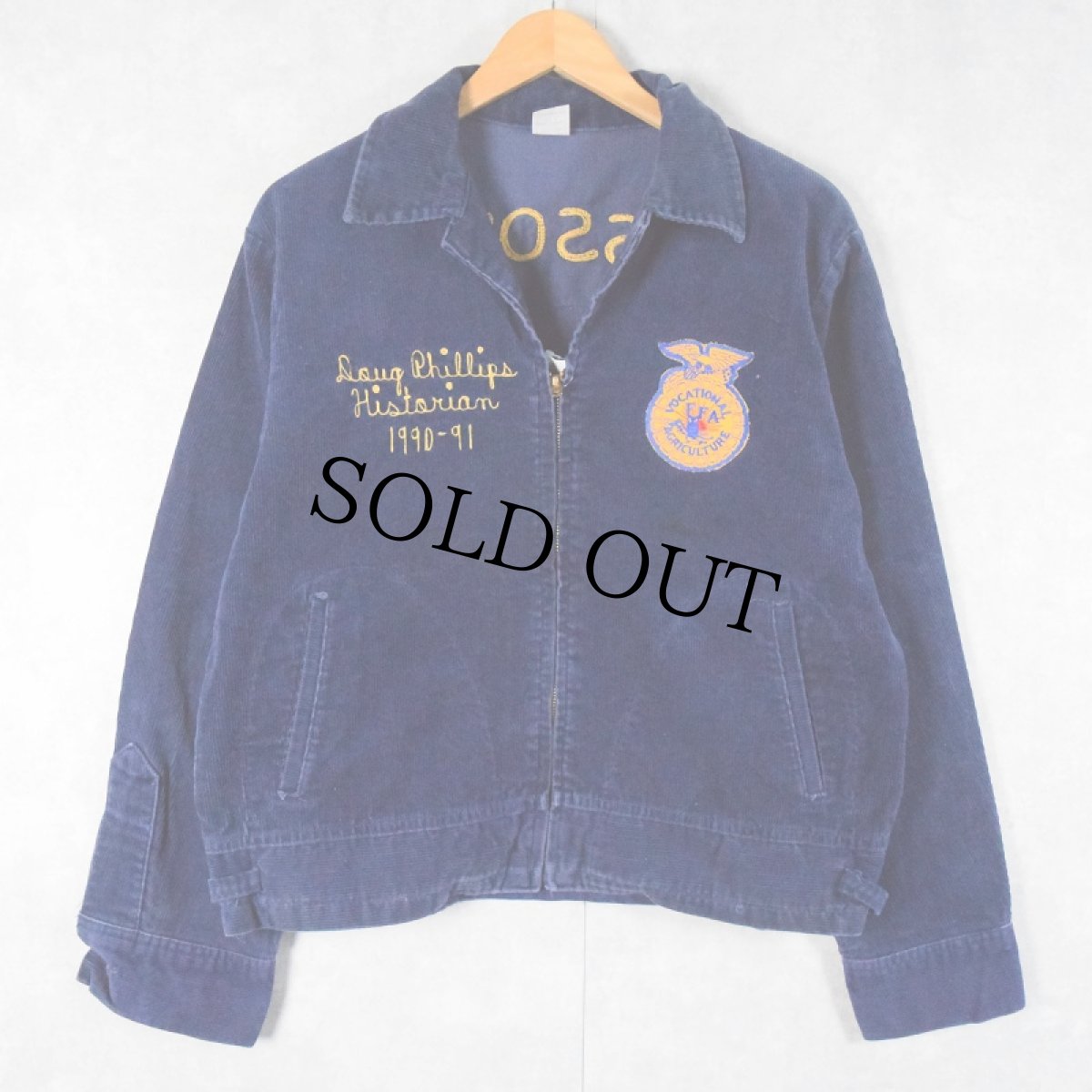 画像2: 90's FFA "MISSOURI BOLIVAR" ファーマーズコーデュロイジャケット 44 (2)