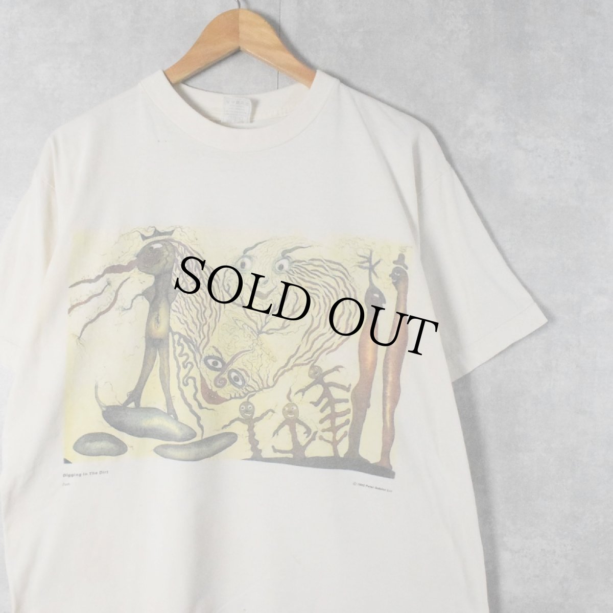 画像1: 90's Peter Gabriel "Digging In The Dirt" ミュージシャンアルバムTシャツ XL (1)