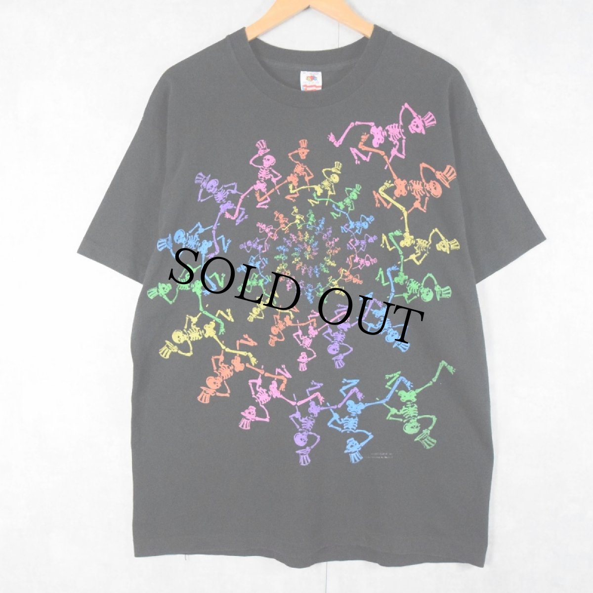 画像1: 90's GRATEFUL DEAD USA製 ロックバンドTシャツ BLACK XL (1)