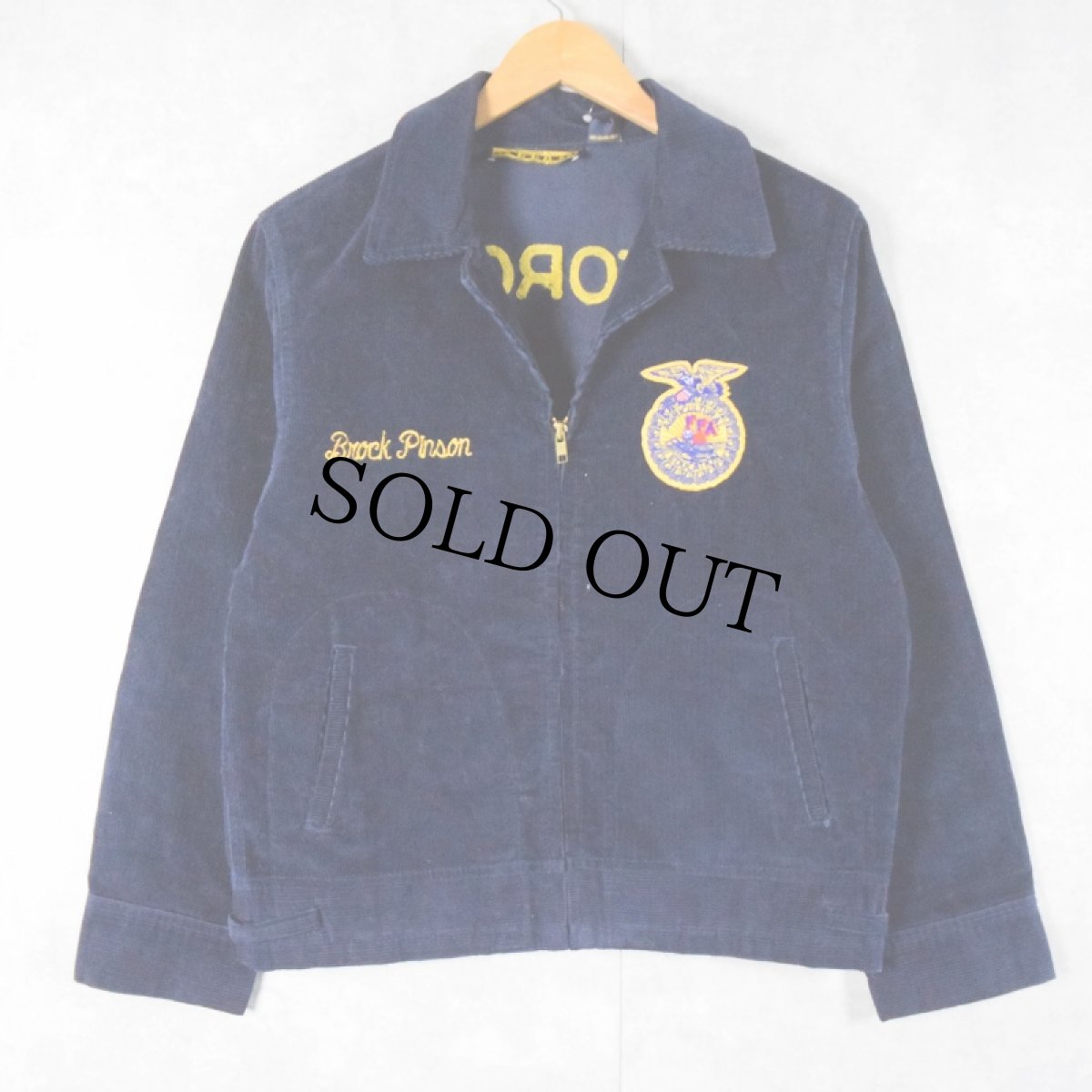 画像2: FFA USA製 "GEORGIA BACONTON CHARTER" ファーマーズコーデュロイジャケット 36 (2)