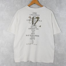 画像2: 1991 David Wojnarowicz USA製 "U2" プリントTシャツ XL (2)