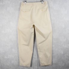 画像2: POLO Ralph Lauren "HAMMOND PANT" ツータックコットンスラックス W33 (2)