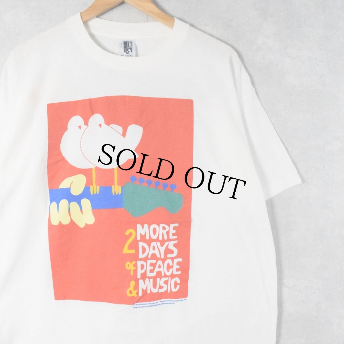 画像1: 1994 WOODSTOCK USA製 ロックフェスティバルTシャツ XL (1)