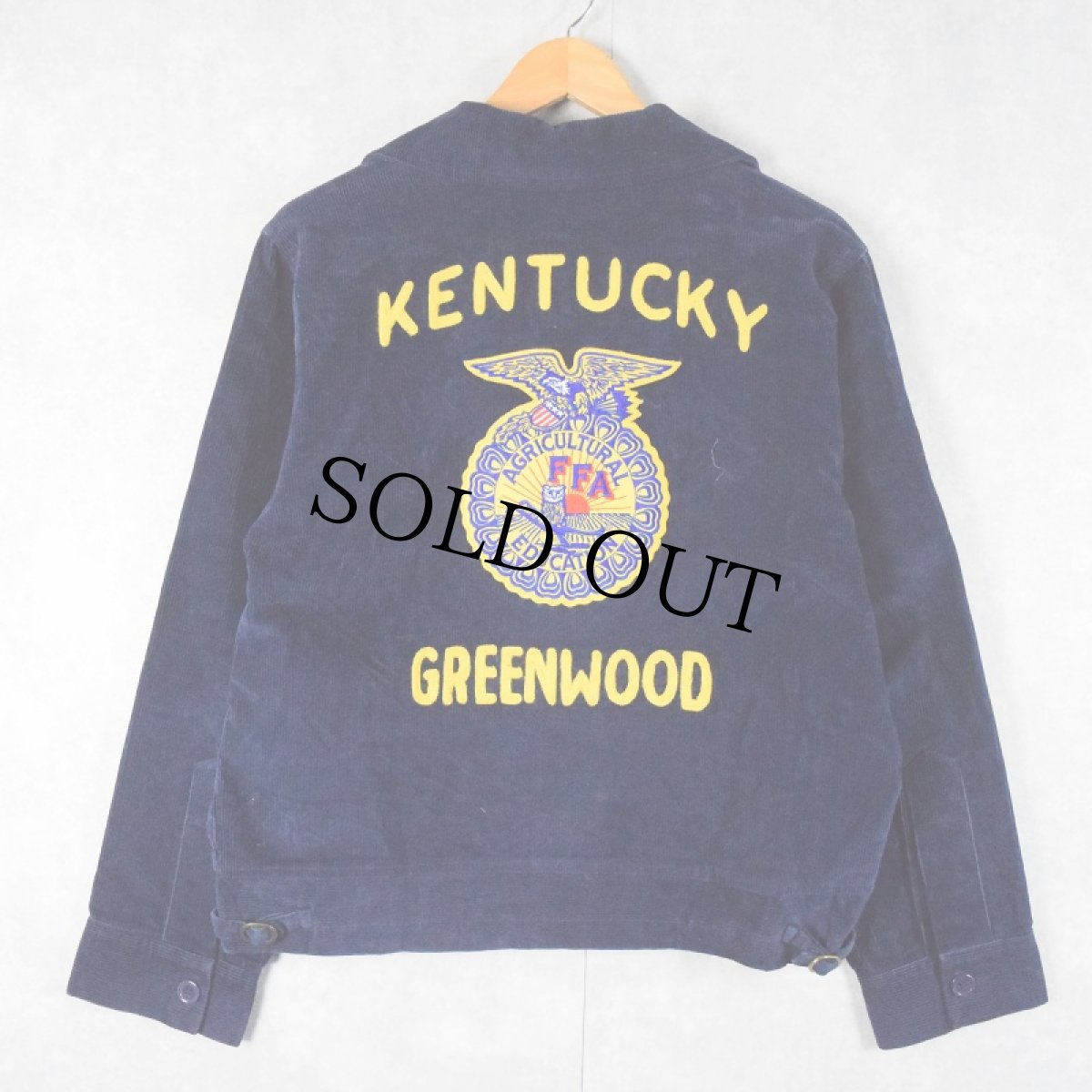 画像1: 2000's FFA "KENTUCKY GREENWOOD" ファーマーズコーデュロイジャケット 38 (1)
