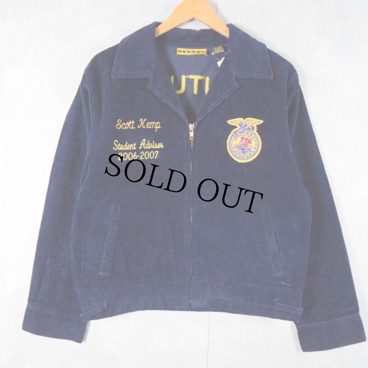 画像2: 2000's FFA "KENTUCKY GREENWOOD" ファーマーズコーデュロイジャケット 38 (2)