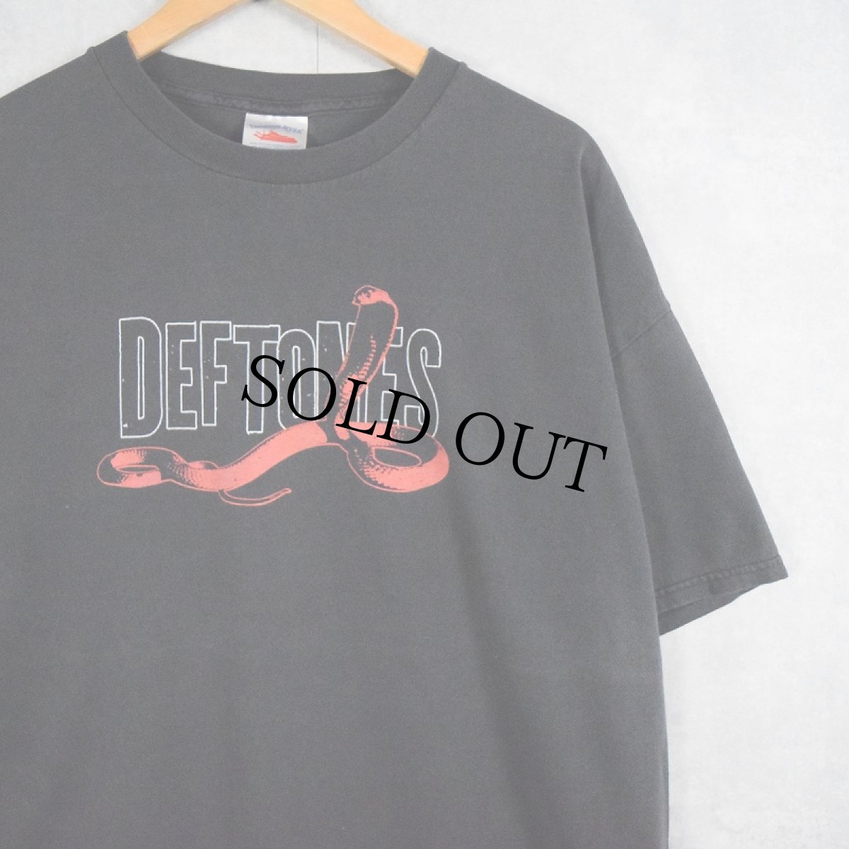 画像1: DEFTONES オルタナティヴ・メタルバンド プリントTシャツ 2XL (1)