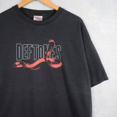 画像1: DEFTONES オルタナティヴ・メタルバンド プリントTシャツ 2XL (1)