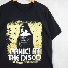 画像1: 2018 PANIC! AT THE  DISCO ポップ・ロック・バンド ツアーTシャツ (1)
