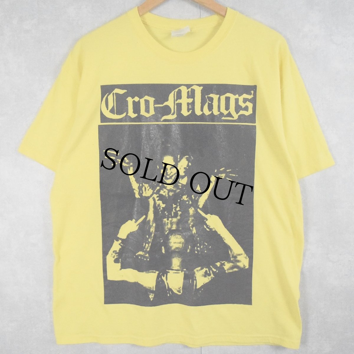 画像1: Cro Mags ハードコア・パンクバンド プリントTシャツ L (1)