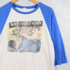 画像1: NEW FOUND GLORY ポップ・パンクバンド ラグランTシャツ M (1)