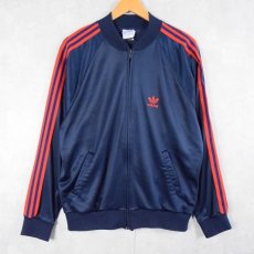 画像1: 80's adidas ATP USA製 トラックジャケット NAVY L (1)