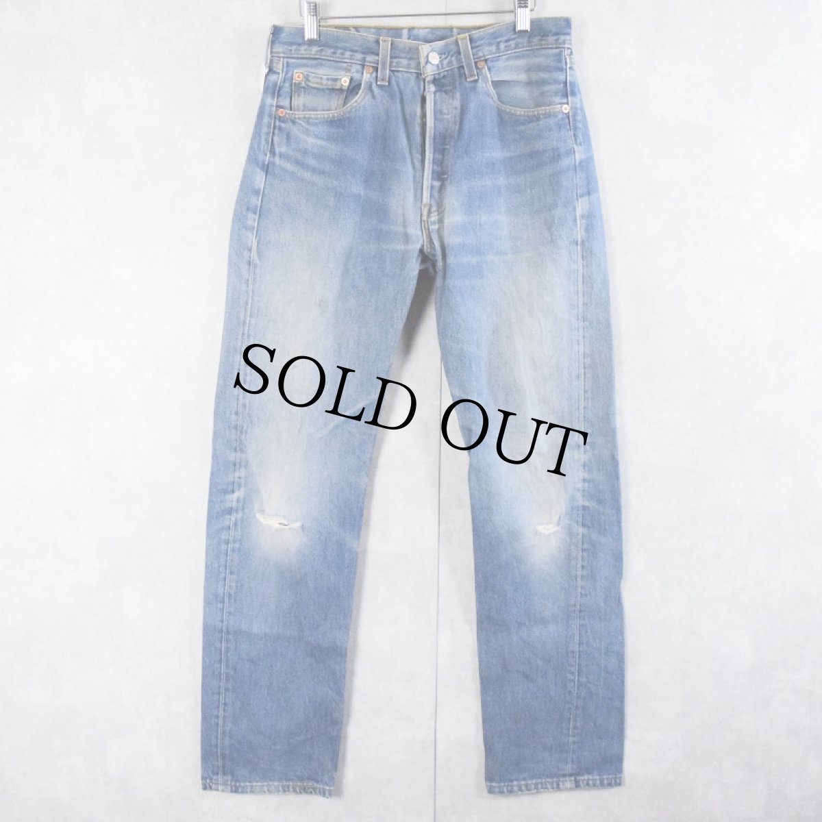 画像1: 90's EURO Levi's 501 UK製 デニムパンツ W30 (1)