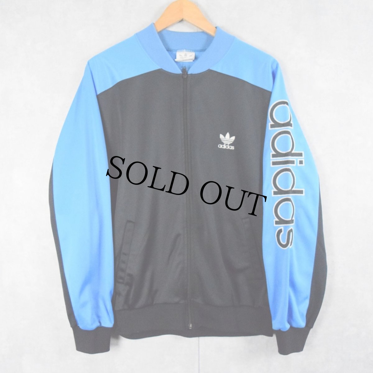 画像1: 【SALE】 80's adidas USA製 トラックジャケット L (1)