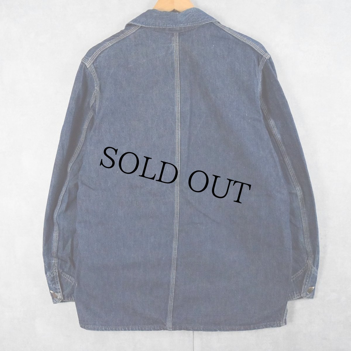 画像2: 50's HERCULES USA製 デニムカバーオール (2)