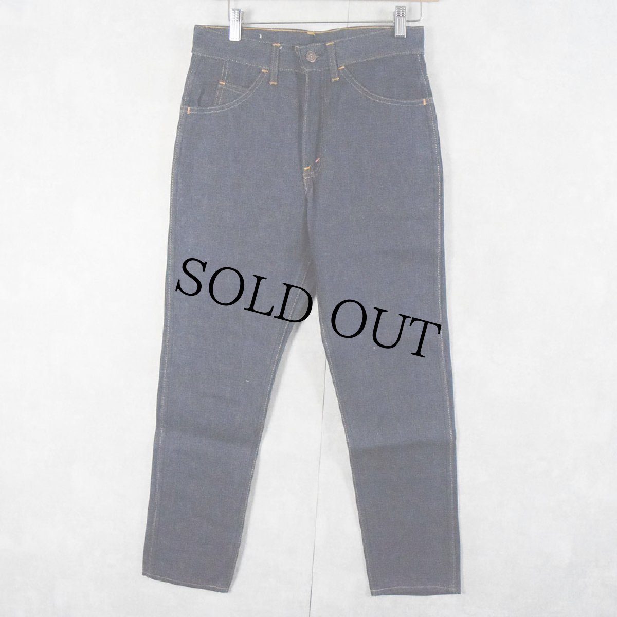 画像2: 60's LEVI'S 606 BIGE オレンジタブ デニムパンツ W29 DEADSTOCK (2)