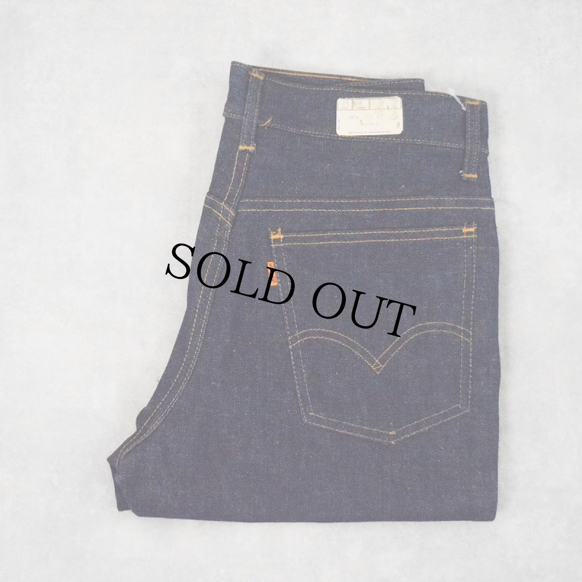 画像1: 60's LEVI'S 606 BIGE オレンジタブ デニムパンツ W29 DEADSTOCK (1)