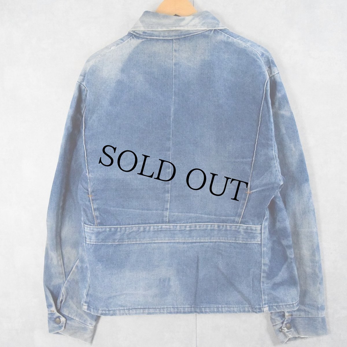 画像2: 60〜70's Key IMPERIAL デニムカバーオール SIZE46 (2)