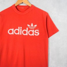 画像1: 80's adidas ロゴプリントTシャツ (1)