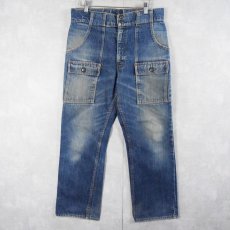 画像1: 60's LEVI'S BIGE オレンジタブ ブッシュデニムパンツ W33 (1)