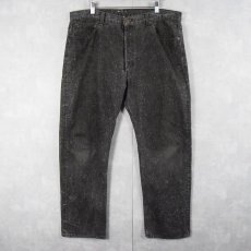 画像1: 90's Levi's 501 USA製 "Galactic wash" ブラックデニムパンツ W39 (1)