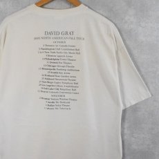 画像2: 2000's David Gray "LIFE IN SLOW MOTION" シンガーソングライター ツアーTシャツ XL (2)