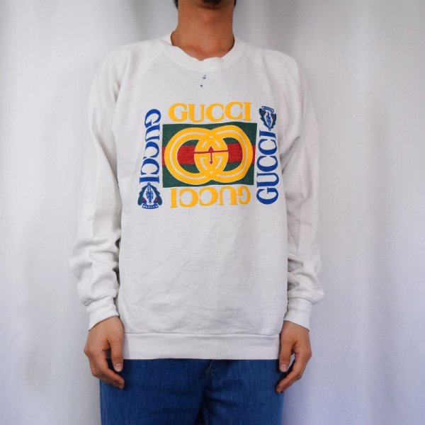 80s old GUCCIスパンコールスウェット古着vintageラボラトリー 80s old GUCCIスパンコールスウェット古着vintageラボラトリー - メルカリ