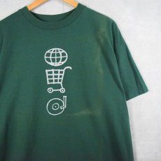 画像1: U2 "POP" ロックバンド アルバムプリントTシャツ XL (1)