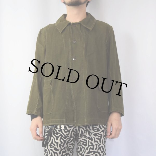 40s 40年代 フランス軍 フレンチアーミー BOURGERON カーキ