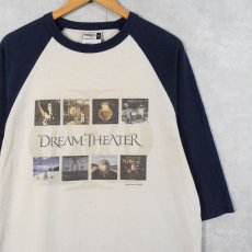 画像1: 2001 DREAM THEATER USA製 プログレッシブ・メタルバンド ラグランTシャツ XL (1)