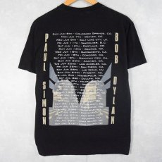 画像2: PAUL SIMON & BOB DYLAN ミュージシャンツアーTシャツ M (2)