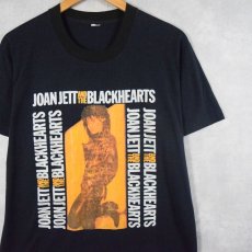 画像1: 80's JOAN JETT AND THE BLACKHEARTS USA製 ミュージシャンツアーTシャツ L (1)