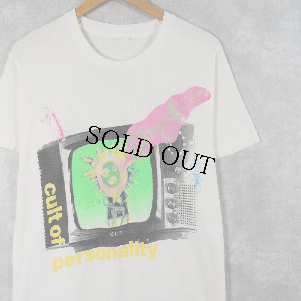 画像1: 80's Living Colour USA製 ハードロック・バンドTシャツ L (1)