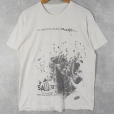 画像1: 2010 SAW 3D ホラー映画プリントTシャツ  (1)