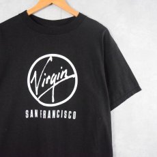 画像1: 90's Virgin Records ロゴプリント Tシャツ L (1)