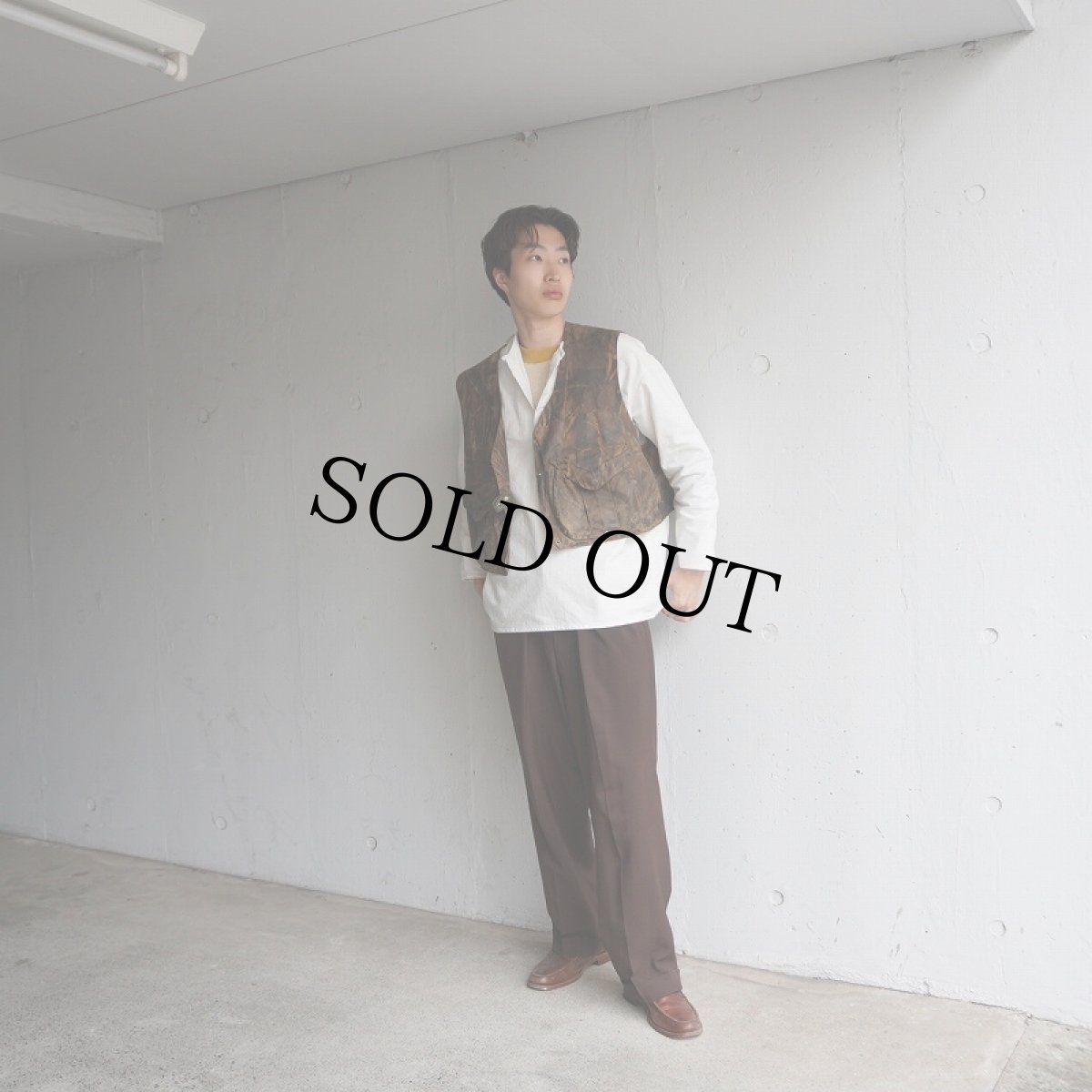 画像3: 90〜2000's FILSON USA製 リアルツリーカモ柄 オイルドベスト L (3)