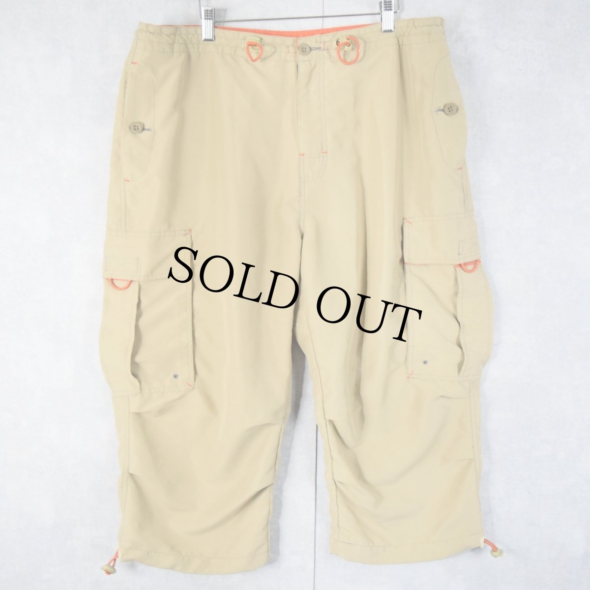 画像1: GAP ポリエステルカーゴパンツ L (1)